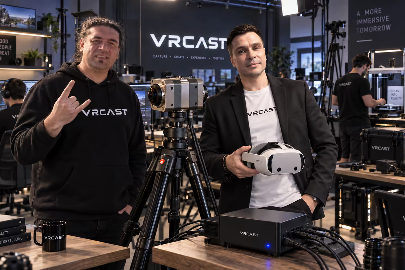 Лаборатория и команда разработки VRCast
